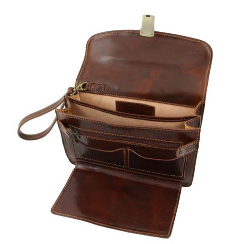 Max - Leather handy wrist bag